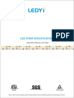 2835smd 240leds 10mm Specification