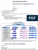 Introdução À Contabilidade - Noções Preliminares e CPC 00 - Slides