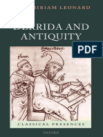 (Classical Presences) Miriam Leonard (Editor) - Derrida and Antiquity-Oxford University Press (2010)