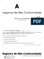 Aula 10 - Registros de Não Conformidade