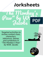 "TH Monke ' Pa " B W.W. Jaco: ELA Worksheets