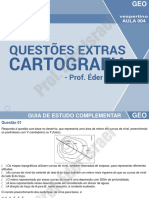 Aula 004 - Questões Extras de Cartografia