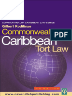 Commonwealth Caribbean Tort Law by Gilbert Kodilinye