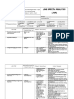 JSA Lifting With Equipment+Load Chart