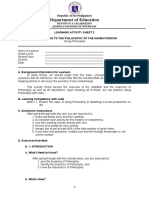 MELC 2 Introduction To Philosophy of The Human Person Activity Sheet 2