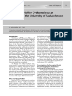 The Abram Hoffer Orthomolecular Collection at The University of Saskatchewan 27.2