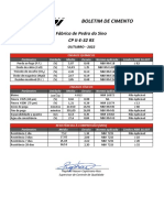 CP Ii-E-32 RS 10-2022 - Boletim Cimento Tupi