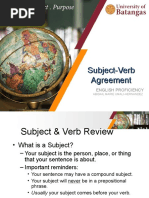 Eng Prof Subject-Verb Agreement