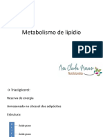 Aula - Metabolismo de Lipídio