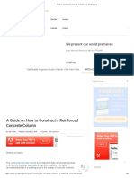 How To Construct Concrete Column in A Simple Way