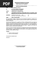 Carta #001 Observacion de Liquidacion