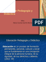 Educación Pedagogía y Didáctica