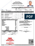 Certifate of Registration