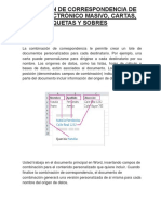 Combinación de Correspondencia