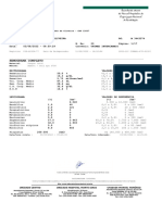 Hemograma Completo: Hematocrito Hemoglobina Hemacias Vol. Corp. Medio Hem. Corp. Medio C.H. Corp. Medio R.D.W