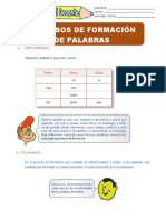 Procesos de Formación de Palabras: Razonamiento Verbal