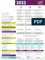 USJT Calendario Academico 2023