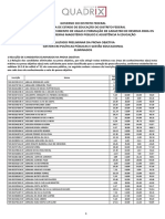 SEEDF Concurso Publico 2022 Resultado Preliminar PO Eliminados 2