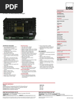 DSE9470 MKII Data Sheet