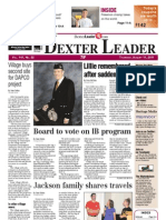 Dexter Leader Front Page Aug. 11, 2011