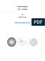 Python Programs-Part 3-Spirals