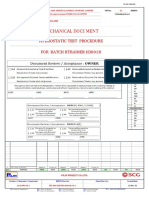 Hydrostatic Test Procedure