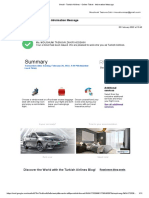 Turkish Airlines Online Ticket Information Message PDF