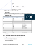 Access Control List Demonstration