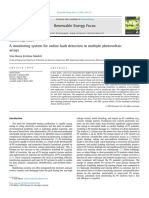 Fault Detection in Solar PV