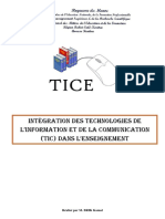 Cours TICE Pour La Filiere de La Formation Des Enseignants Du Cycle Secondaire Des SVT Pr. Brik