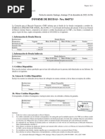 INFORME DE DEUDAS - Nro. 8645713: 1. Información de Deuda Directa