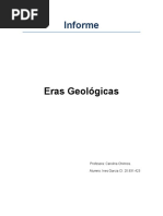 Informe Eras Geológicas - Ines Garcia