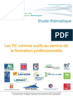 Les TIC Comme Outils Au Service de La Formation Professionnelle - Etude IRISOTeN 2008-2