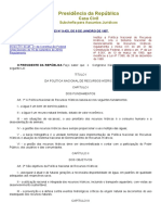 Lei Federal 9433 1997 Politica Nacional Recursos Hidricos