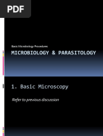 MICROBIOLOGY & PARASITOLOGY - Basic - Microbiological - Procedures