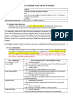 Capstone Finalized Draft Details Worksheet