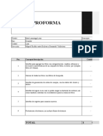 Proforma Fotografía