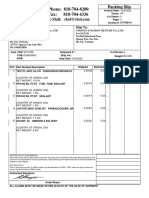 817428-01 Packing Slip