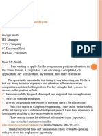 Job Application Letter - Shared