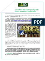 Vuelve y Juega Con Otro Periodista Que Agranda Millonarios FC Es El PSG Colombiano