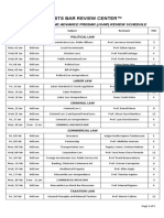 2023 JOAP Schedule of Lectures