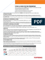 Criteres de Selection Tube Pneumatique