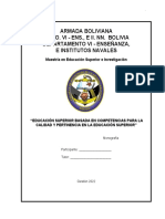 Monografía Aprendizaje Significativo Armada Boliviana