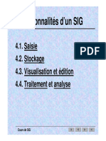 Fonctionalité D'un SIG - CH4