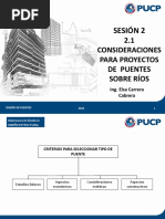 SESIÓN 2 - 2.1 CONSIDERACIONES para Proyectos de PUENTES