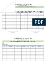 Plantillas o Formatos