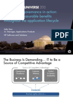 Application Governance in Action: Delivering Measurable Benefits Throughout The Application Lifecycle