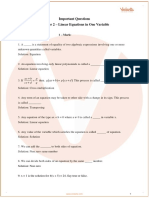 Important Questions For CBSE Class 8 Maths Chapter 2