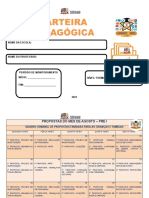 Carteira Pedagógica Ed Infantil Modelo Word Agosto Pré I 2021 Atualizada