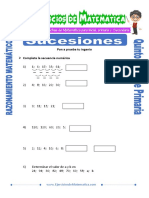 Actividades de Sucesiones para Quinto de Primaria